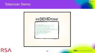#RSAC
Tokenizer Demo
34
 