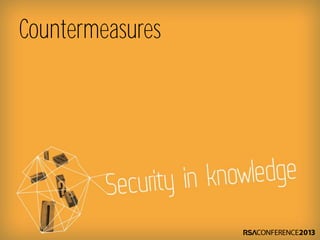Countermeasures
 