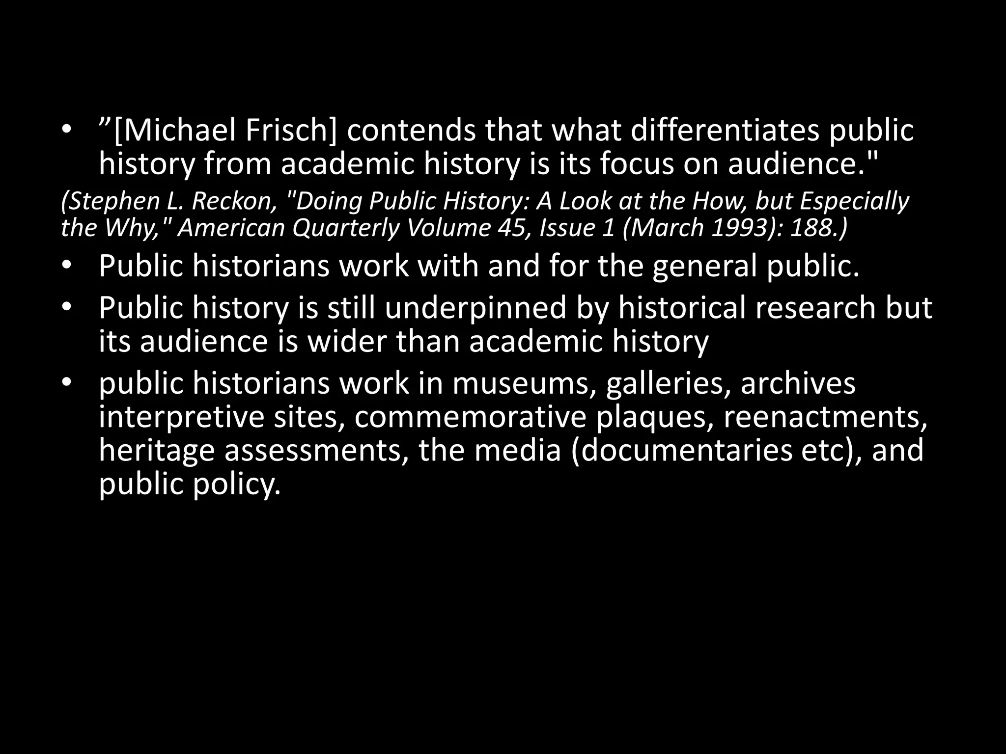 Some Public Historians
Lorena Allam,
Dr Lisa Murray,
Dr Stephen Gapps
 