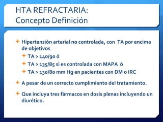 Hipertensión refractaria