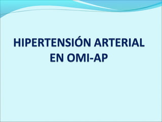 (2012-12-12) HIPERTENSION ARTERIAL (PPT)