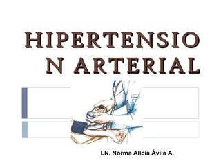 HIPERTENSION ARTERIAL LN. Norma Alicia Ávila A.  
