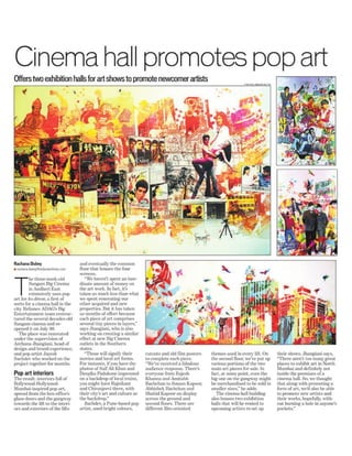 Hindustan Times HT Cafe- Cinema Promotes Pop Art