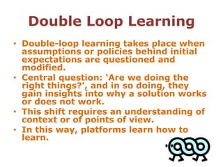 Making meaning: Knowledge creation, learning and documentation | PPTX