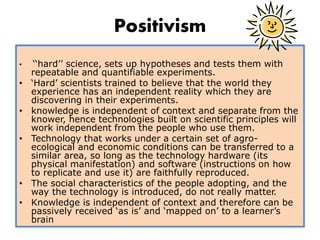 Making meaning: Knowledge creation, learning and documentation