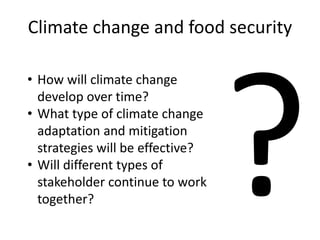 Agricultural innovation