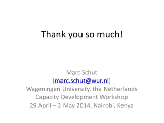 Agricultural innovation