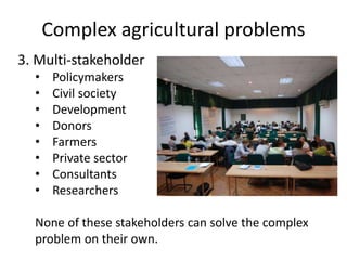 Agricultural innovation