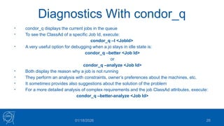 Condor Analyzer HT Condor Training and Overview from CERN | PPTX