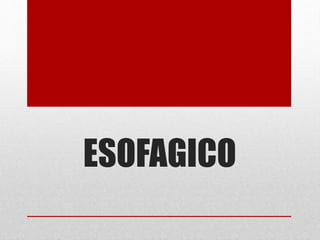ESOFAGICO
 