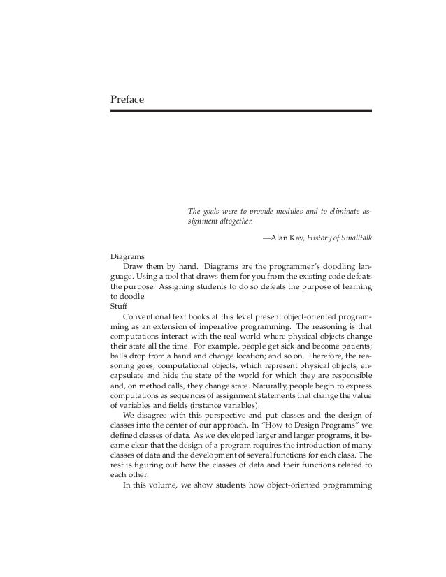 how to design classes