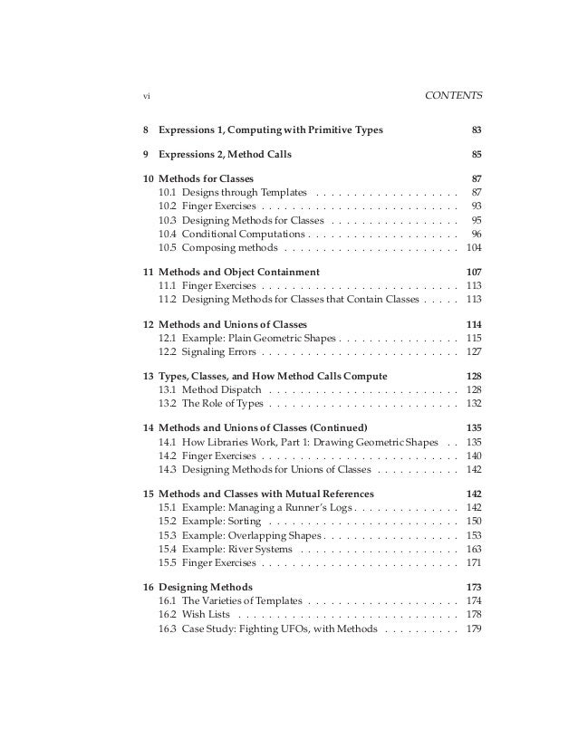 how to design classes