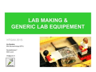 Lab Making and Open Hardware 4 HTGAA | PPTX