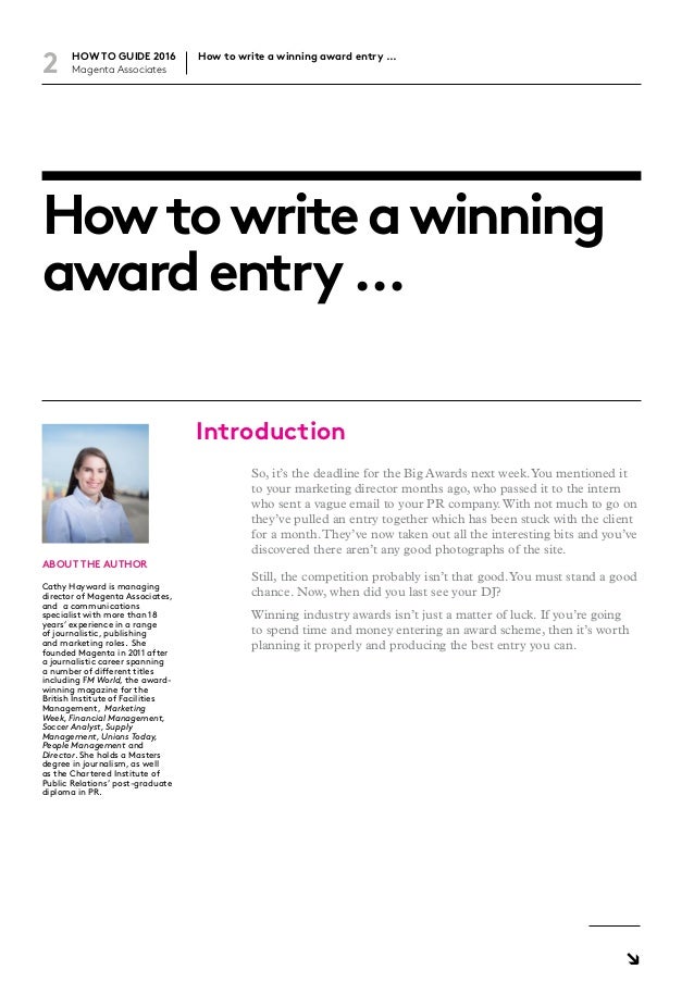 How to write a winning scholarship essay