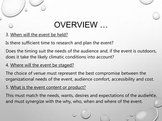 HTM 412 -LECTURE 3A THE EVENT CONCEPT.ppt