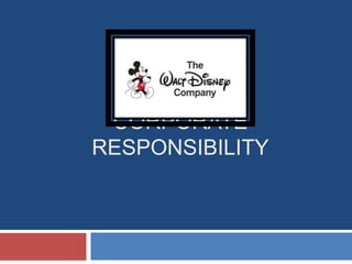CORPORATE
RESPONSIBILITY
 