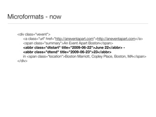 HTML5 - techMaine Presentation 5/18/09