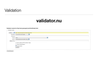 HTML5 - techMaine Presentation 5/18/09