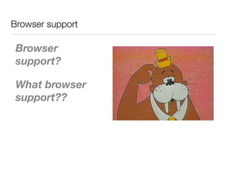 HTML5 - techMaine Presentation 5/18/09