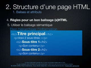 Html et xhtml