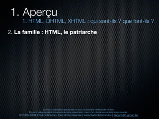 Html et xhtml