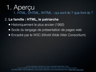 Html et xhtml