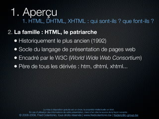 Html et xhtml