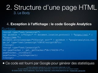 Html et xhtml