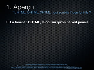 Html et xhtml