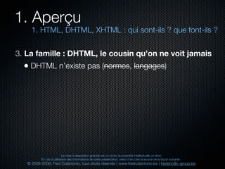 Html et xhtml