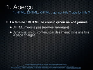Html et xhtml