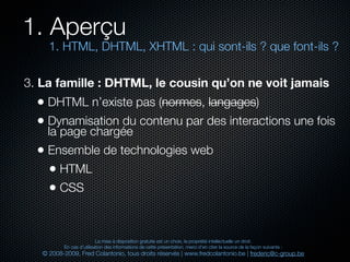 Html et xhtml