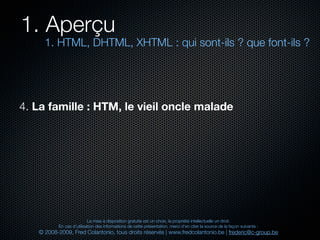 Html et xhtml