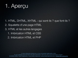 Html et xhtml