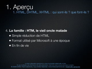 Html et xhtml
