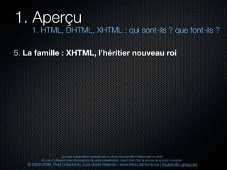 Html et xhtml