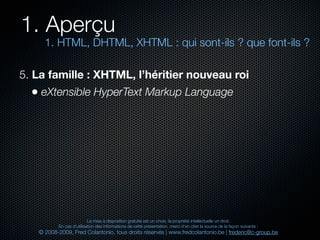 Html et xhtml