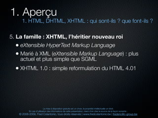 Html et xhtml
