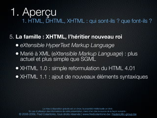 Html et xhtml