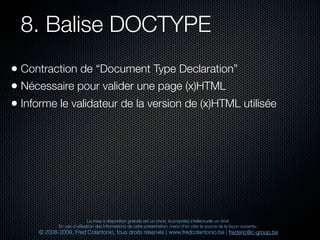 Html et xhtml