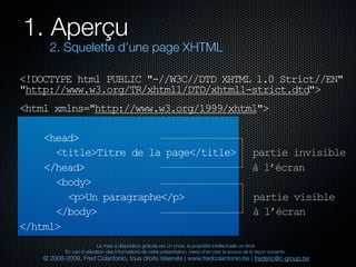 Html et xhtml