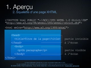 Html et xhtml