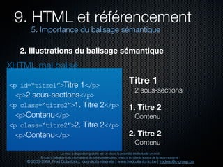 Html et xhtml