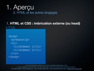 Html et xhtml