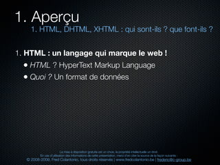 Html et xhtml