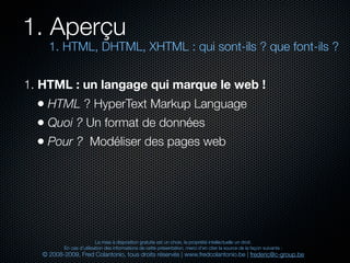 Html et xhtml