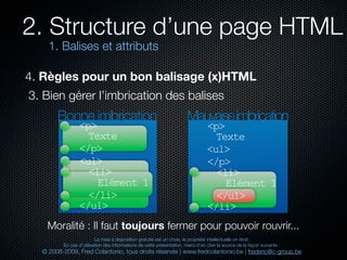 Html et xhtml