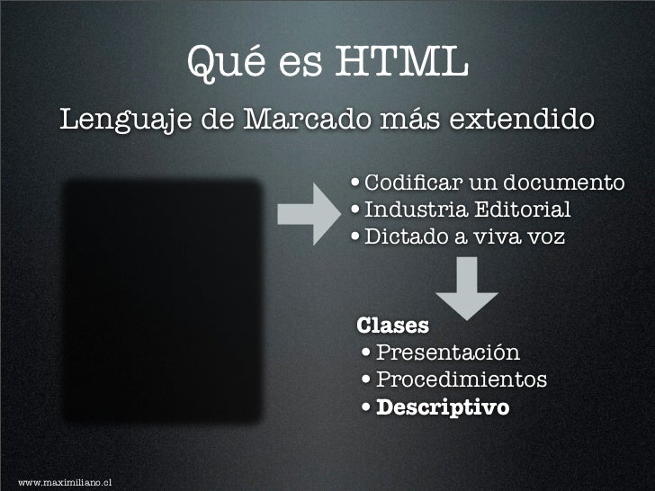 HTML ¿qué es y para que sirve?