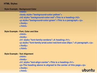 Html | ODP