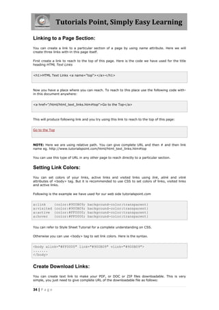 Html - Tutorial | PDF